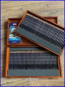 DERWENT FINE ART STUDIO COLOURING PENCILS SET 72 Pencils WOODEN BOX NEW UNUSED