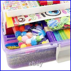 DIY Art Supplies for Kids Kindergarten Home Arts Set Portable Folding Box