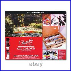 Daler-Rowney Artists Oil Colour Deluxe Wooden Box