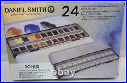Daniel Smith 24 Color Hand Poured Watercolor Half Pan Set (DAMAGED BOX)