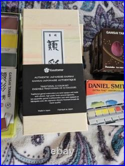 Daniel Smith, Gansai Tambi, Yasutomo Custom Hand Poured Paint Sets 8 Sets