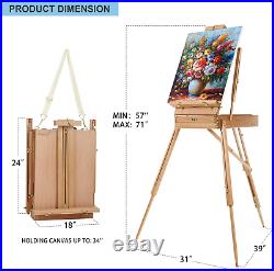 Delta Savings Club Portable Art Easel with Storage Sketch Box, French Style A