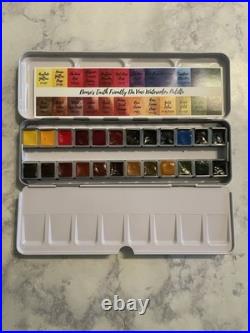Denise's Earth Friendly DaVinci Watercolor Palette Set Of 24 Half Pans