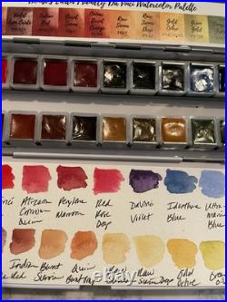 Denise's Earth Friendly DaVinci Watercolor Palette Set Of 24 Half Pans