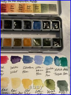 Denise's Earth Friendly DaVinci Watercolor Palette Set Of 24 Half Pans Denise's Earth Friendly DaVinci Watercolor Palette Set Of 24 Half Pans
