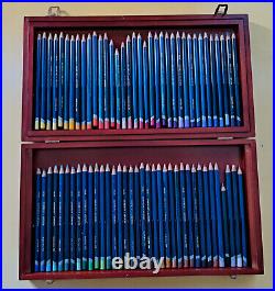 Derwent 72 Fine Art Colour Pencils Wooden Box Color Gift