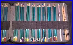 Derwent Artist & Coloursoft Pencils Burnisher Blenders Prismacolor Canvas Case