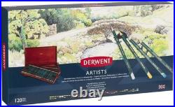 Derwent Artists Colouring Pencils 120 Colours Wooden Presentation Box