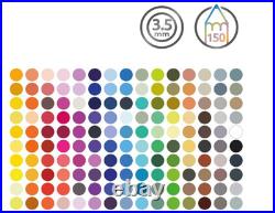 Derwent Chromaflow Pencils, Set of 150 in Tin, 3.5mm Round Core Premium Core