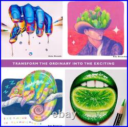 Derwent Chromaflow Pencils, Set of 150 in Tin, 3.5mm Round Core Premium Core Derwent Chromaflow Pencils, Set of 150 in Tin, 3.5mm Round Core Premium Core