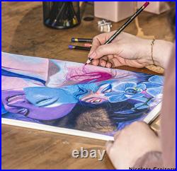 Derwent Chromaflow Pencils, Set of 150 in Tin, 3.5mm Round Core Premium Core