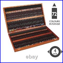 Derwent Colored Pencils, ColourSoft Pencils, Drawing, Art, Wooden Box, 72 Cou