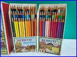 Derwent Colour Pencil Set Case No. 1972 Original Box (71) Cumberland Pencil Co