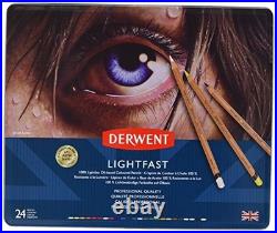 Derwent Derwent colored pencil light fast metal case 24 color set