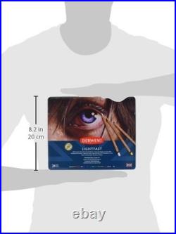 Derwent Derwent colored pencil light fast metal case 24 color set Derwent Derwent colored pencil light fast metal case 24 color set