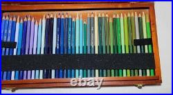 Derwent Fine Art Pencils Wooden Box 80 Count Variety Colors
