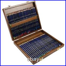 Derwent Inktense Pencils 48 Wooden Box Set of 48 Premium 4mm Round Core Firm