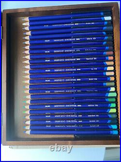 Derwent Inktense Professional Quality Ink Pencils in Wooden Box 48 (new)