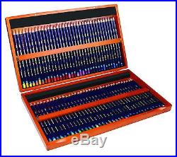 Derwent Inktense Water-Soluble Ink Pencils 72 Wooden Box Complete Set of Colours