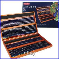 Derwent Inktense Watersoluble Ink Pencils Wooden Box/Set of 72
