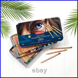 Derwent Lightfast Colored Pencils 72 Tin Set of 72 4mm Wide Core 100%