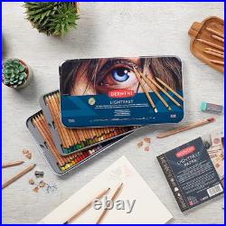 Derwent Lightfast Colored Pencils 72 Tin Set of 72 4mm Wide Core 100%