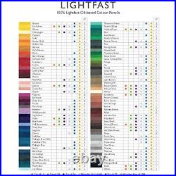 Derwent Lightfast Colored Pencils with Wooden Box 48-Piece Set 2305692