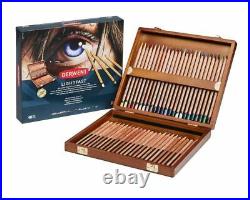 Derwent Lightfast Professional Quality Colour Pencils 48 Wooden Box Set