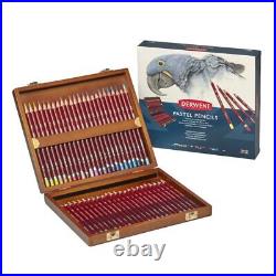 Derwent Pastel Pencils 4mm Core Wooden Box 48 Count 0700644