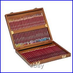 Derwent Pastel Pencils 4mm Core Wooden Box 48 Count 0700644