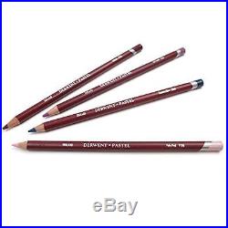 Derwent Pastel Pencils, 4mm Core, Wooden Box, 72 Count (2300343), New, Free Ship