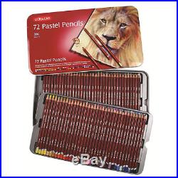 Derwent Pastel Pencils Tin box set 12 24 36 72 Genuine ARTISTS DRAWING color