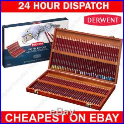 Derwent Professional Pastel Pencils 72 Wooden Box Complete Set of Colours