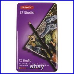 Derwent Studio Colour Pencil Set 12, 24, 36, 48 or 72 Pencils