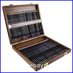 Derwent Studio Pencils, 3.4mm Core, Wooden Box, 48 Count (0700822)