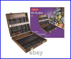 Derwent Studio Pencils 48 Colour Wooden Box
