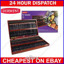 Derwent Studio Pencils 72 Colour Wooden Box