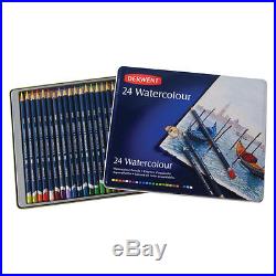 Derwent Water Colour Tin box set 12 24 36 72 Genuine ARTISTS DRAWING color
