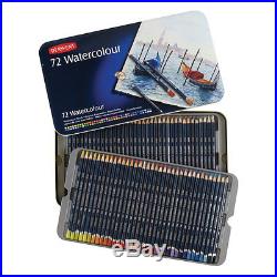 Derwent Water Colour Tin box set 12 24 36 72 Genuine ARTISTS DRAWING color