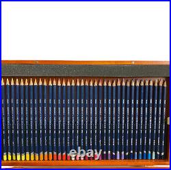 Derwent Watercolor Fine Art Pencils 72 Wood Box England Art Supply
