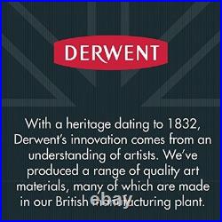 Derwent colored pencil color soft 48-color set wood box set 2301660