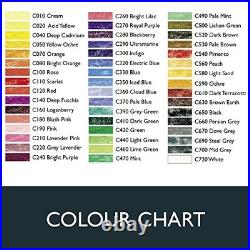 Derwent colored pencil color soft 48-color set wood box set 2301660