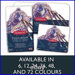 Derwent colored pencil color soft 72-color set wood box set 0701031
