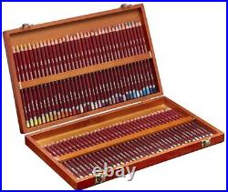 Derwent colored pencil pastel pencil 72 color set wood box set 2300343 New