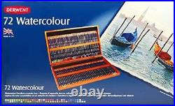 Derwent watercolor color pencil water color pencil 72 color set wood box set 32