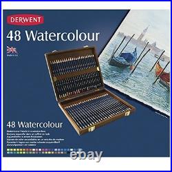Derwent watercolor pencils water color pencil 48 color set wood box set 0700758