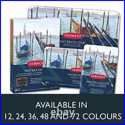 Derwent watercolor pencils water color pencil 48 color set wood box set 0700758