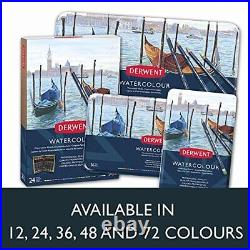 Derwent watercolor pencils water color pencil 72 color set wood box set 32891