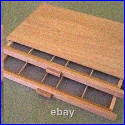 Dual-Drawer Pastel Storage Box, 15.75x9.6x2.1