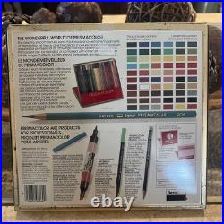 Eagle Prismacolor Berol Art Set 60 Color No 960 Colored Pencil Red Box Compl VTG